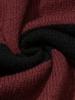 Men's Retro Wool Knitwear: Color Block Striped, Round Neck, Soft & Cozy, Loose Fit, Autumn/Winter Edition.