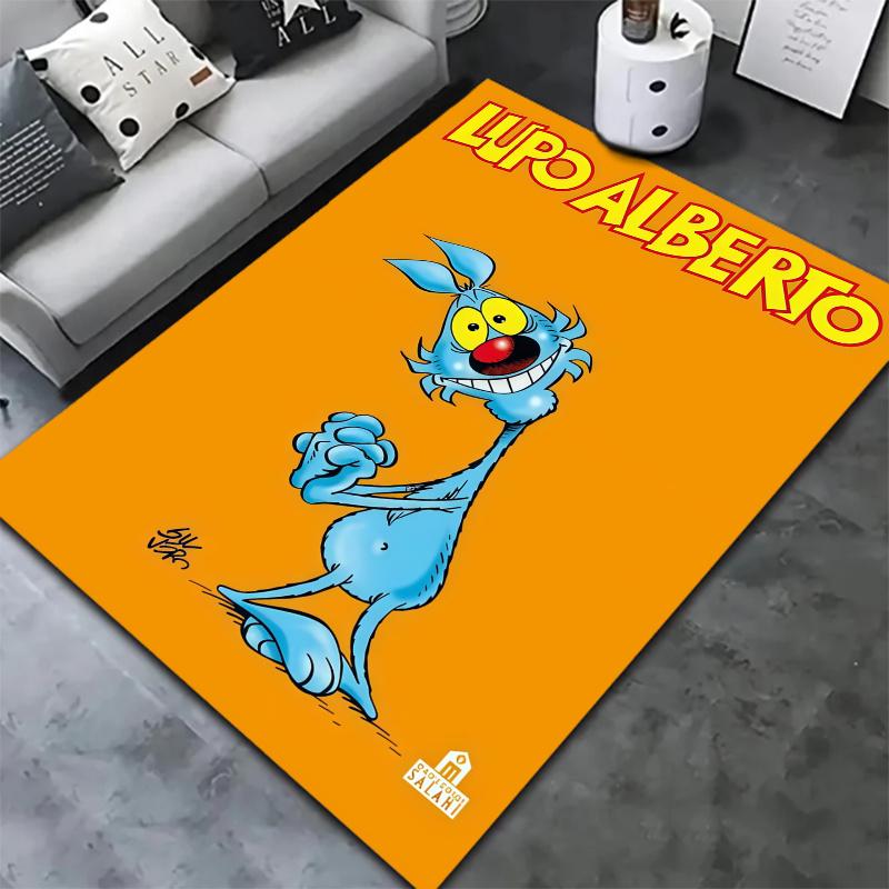 Lupo Alberto Carpet Rug for Living Room Bedroom Home Sofa Decoration,Kids play Nonslip Floor Mat
