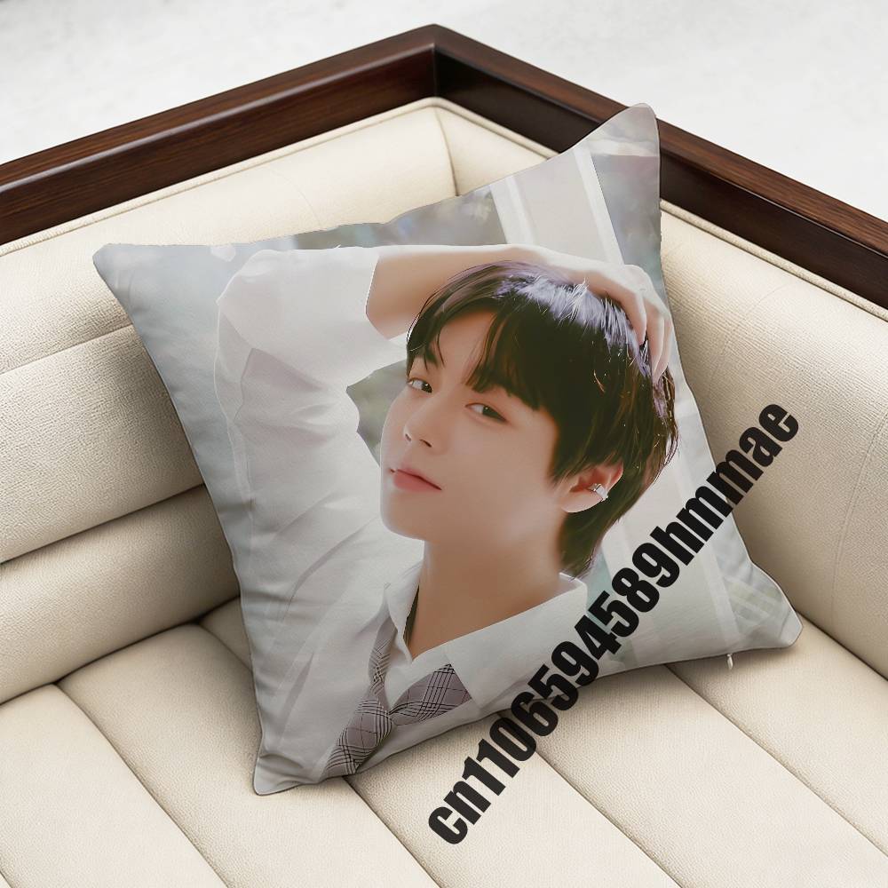 For Singer Actor PPark Ji Hoon Throw Pillow Case Sham Xcm Decoration Square Sofa Pillowcase Pad Cover