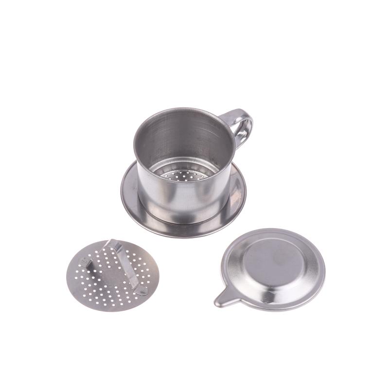 Нержавеющая сталь Кофейный фильтр Чашка-заварник Вьетнамский кофейный капельный аппарат Горшок Портативный кофейный капельный фильтр Кухонные принадлежности 1 шт.