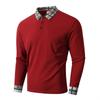 Men S Autumn Outdoor Breathable Long Sleeve Plaid Polo Shirt