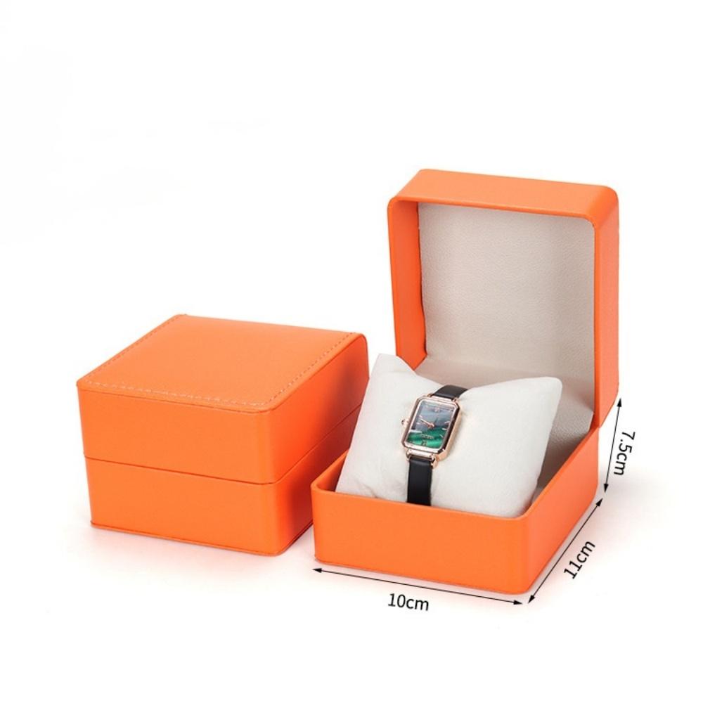 Pudełko do przechowywania zegarków PU Pojedyncze etui na zegarki Uchwyt na zegarek Podróżna biżuteria Organizer na zegarki dla mężczyzn Prezent