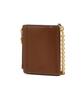 Athe Vanessabruno [Stamp] Brown Stamp Chain Strap Wallet Aaho6F457W2