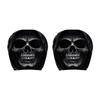 Universal Soft Polyester Headrest Protectors Skull Face Designs Decoration For Cars SUVs And Vehicles
