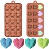 Mould Chocolate Handmade Bakeware Candle Heart Molds Cake Decorations Fondant Tool Chocolate Mold