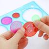 Kreativer Spirograph Geometrisches Lineal Puzzle Zeichenwerkzeug Multifunktionales Zeichenkunstbedarf Schüler Lern Malerei Bastelspielzeug