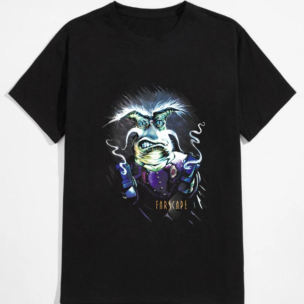 Farscape rygel scifi alien tshirt black new design smoke guns featured S