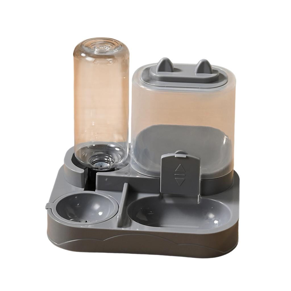 Double Bowl Automatic Pet Bowl Feeder Water Dispenser