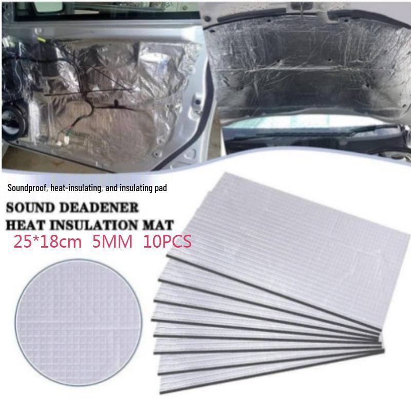 Pătură Aluminiu Fonoizolantă și Termoizolantă pentru Mașină - 5mm/10mm Grosime pentru Uși și Capote