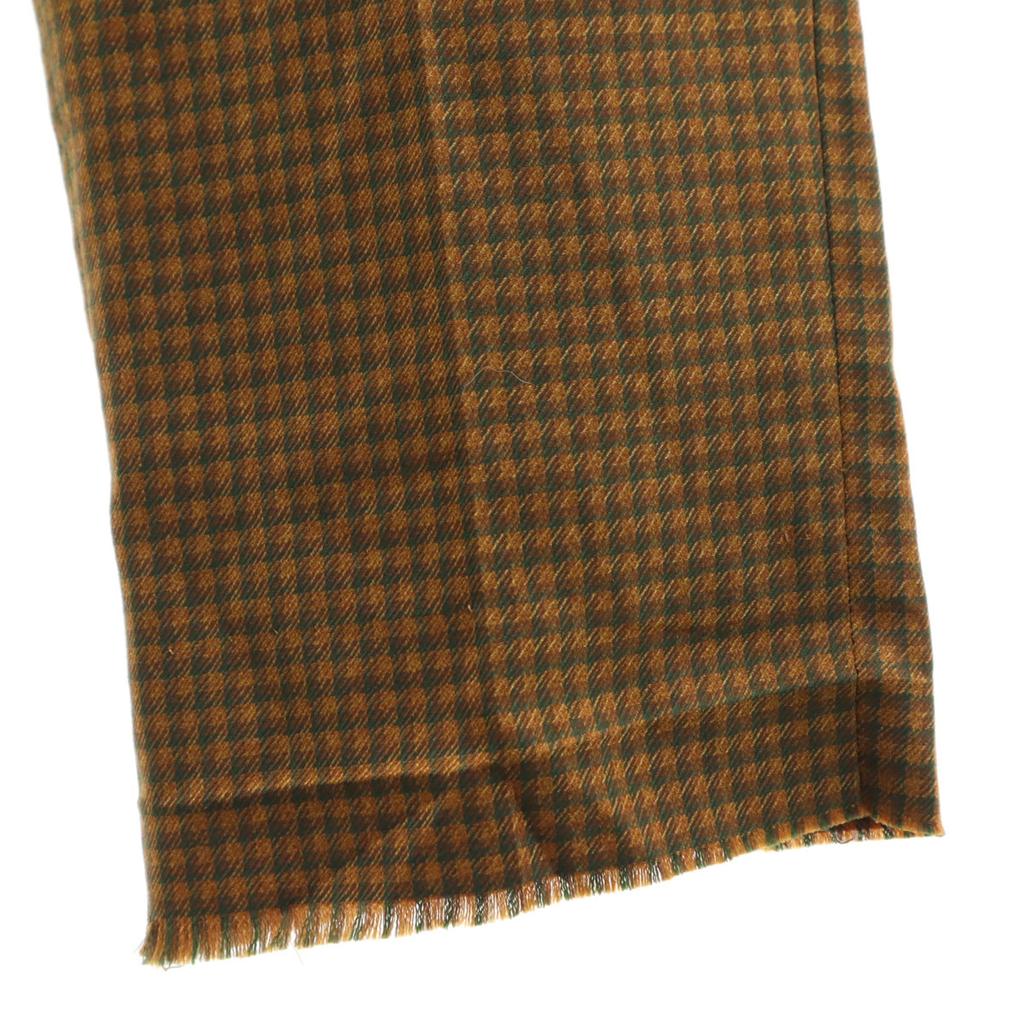 super crease durably pressed 70s 80s Vintage Rocket Talon Check Pattern Long pants Men's Used