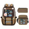 Animation Cartoon With High Value Schoolbag, Primary And Secondary School Students Leisure Backpack, Pencil Bag Set