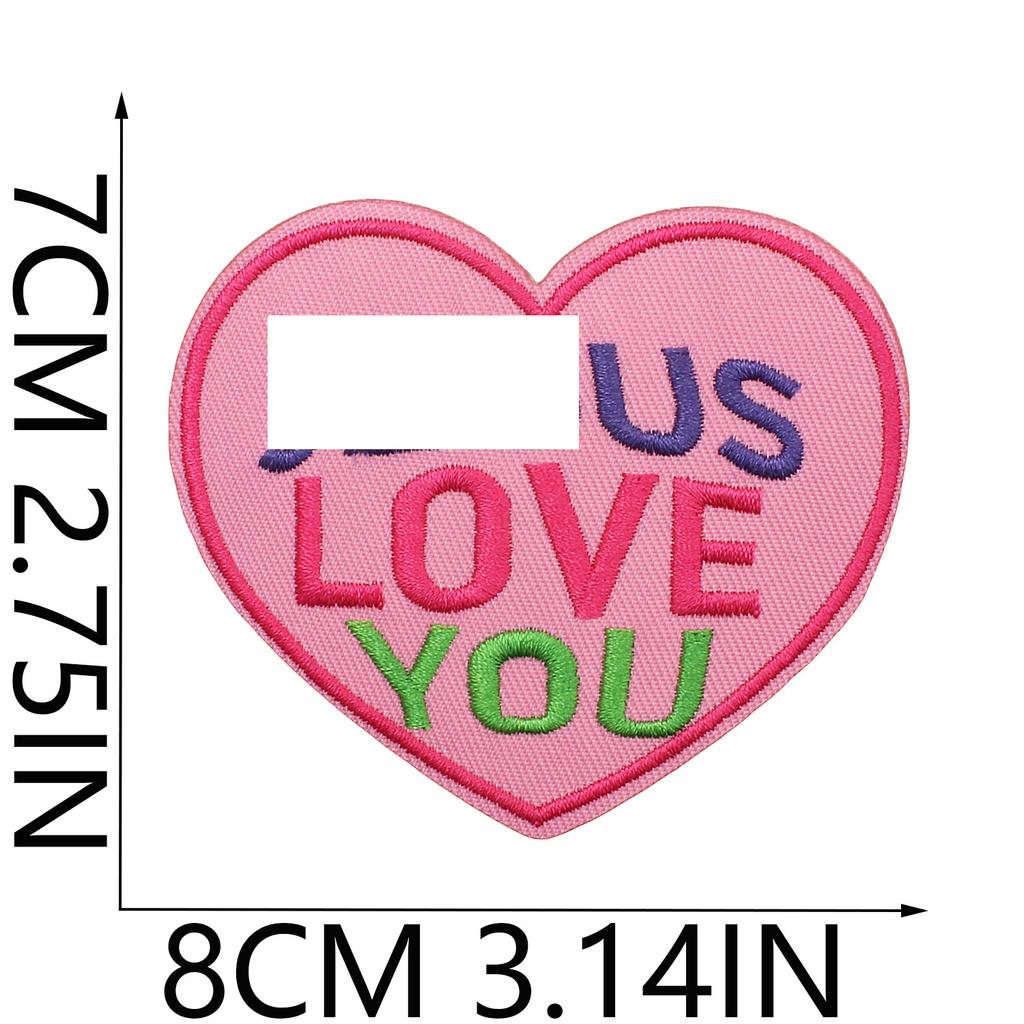Son Of Jesus Embroidery Cloth Sticker Holiday Costume Decoration Faith Quotes Patch Sticker Flower Letter Embroidery Chapter Ironing