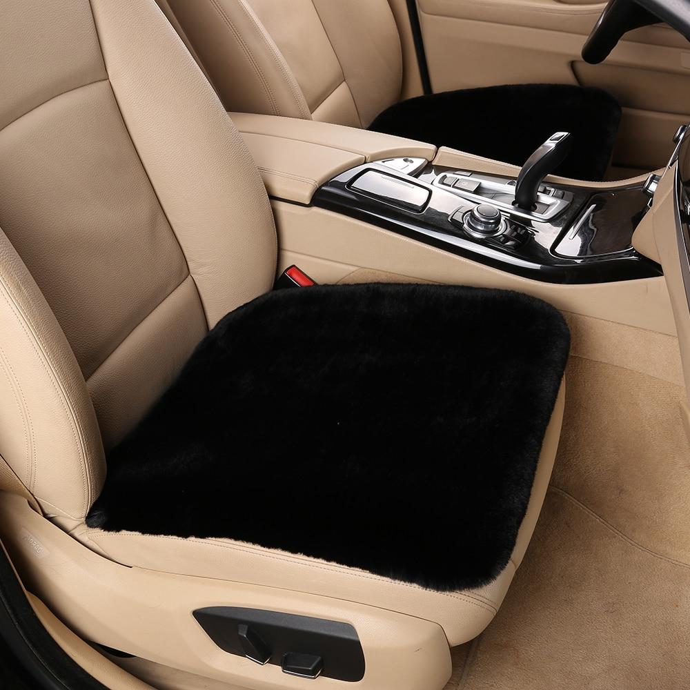 Car Seat Winter Plush Winter Short Plush Warmth Rabbit Plush Padded Female Car Cushion Seat Cushion