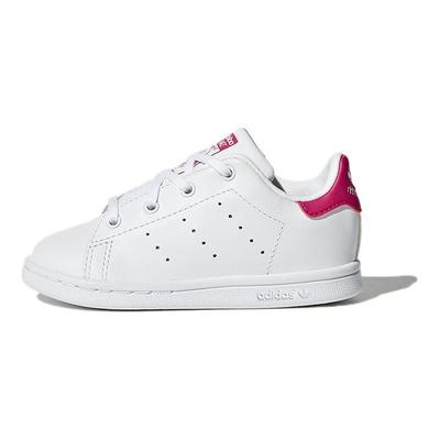 Originals Stan Smith I Comfortable Versatile Durable Low-Top Walker Shoes Baby Shoes White Red BB2999
