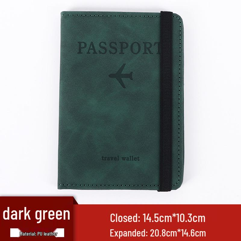 

PU Portable Multifunctional Passport and Document Holder with SIM Card Slot