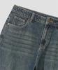 AGOD Vintage Washed Damaged Wide Denim Pants [Sand Indigo]