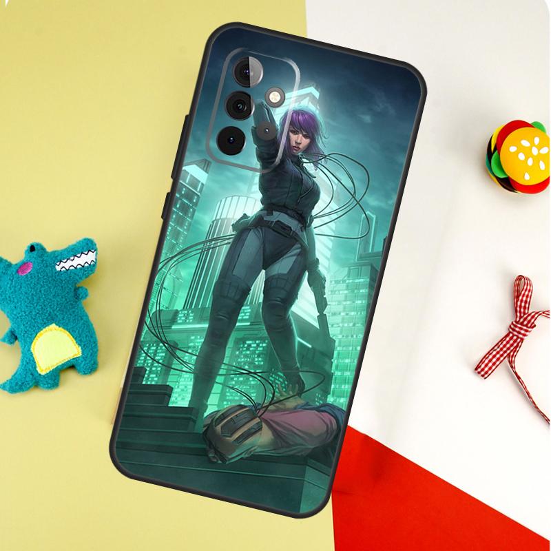 Ghost in the Shell Anime For Samsung Galaxy A54 A34 A14 A55 A35 A15 A53 A33 A13 A05 A06 A16 A22 A32 A52 Phone Case