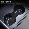 Cup Holder Insert for Tesla Model Y Juniper Model 3 2026 2026 Accessories Center Console Storage Box Mats Cup Coaster Pad Trim