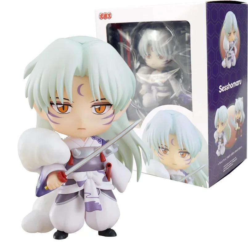 20cm Anime Inuyasha Figure Inuyasha Kikyō Sesshoumaru Higurashi Kagome PVC Action Figure Model Toys Collectible Model Toy Gift