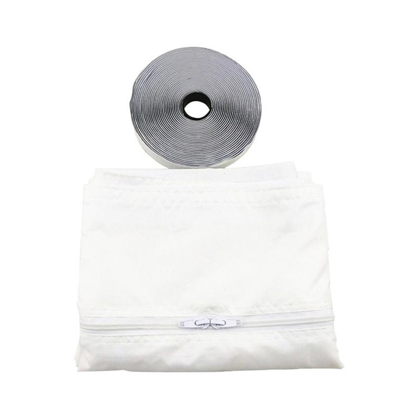 500cm Polyester Portable Air Conditioner Window Sealing Cloth Mobile Air Conditioner Kit Effective Warm Air Blockage