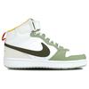 Nike Court Borough Synthetic Leather Comfortable Versatile Durable Mid-Top Kids Sneakers Kids Sneakers Green FV3649-171
