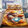 Cartoon Pattern Bedding Quilt Set Quilt Cover Pillowcase Home Decoration Birthday Gift (1 * duvet cover + 2 * pillowcase, without core)