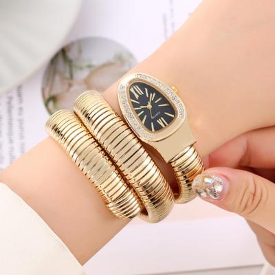 Luxury Ladies Quartz Watch Fashion Gold Ladies Watches Clock High-quality Stainless Steel Bracelet Wristwatch Gifts