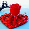 New 3D Printing Sitting Rose Movable Joint Valentine'sDay Qixi Home Desktop Creative Decoration Ornaments
