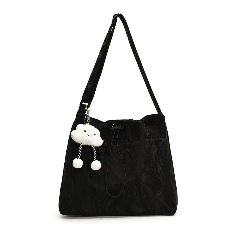 

Casual Big Bag Women s New Fashion Shoulder Bag Large Capacity Tote Bag Versatile Class Commuter Messenger Bag чёрный