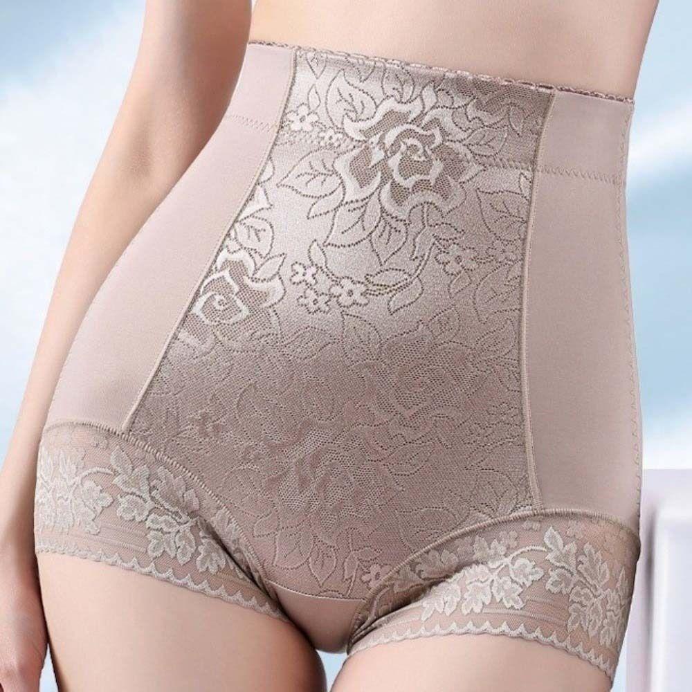 Formwäsche Satin Postpartum Bodyformer Hohe Taille Nahtlose Unterhosen Po-Lifter Slips Damen