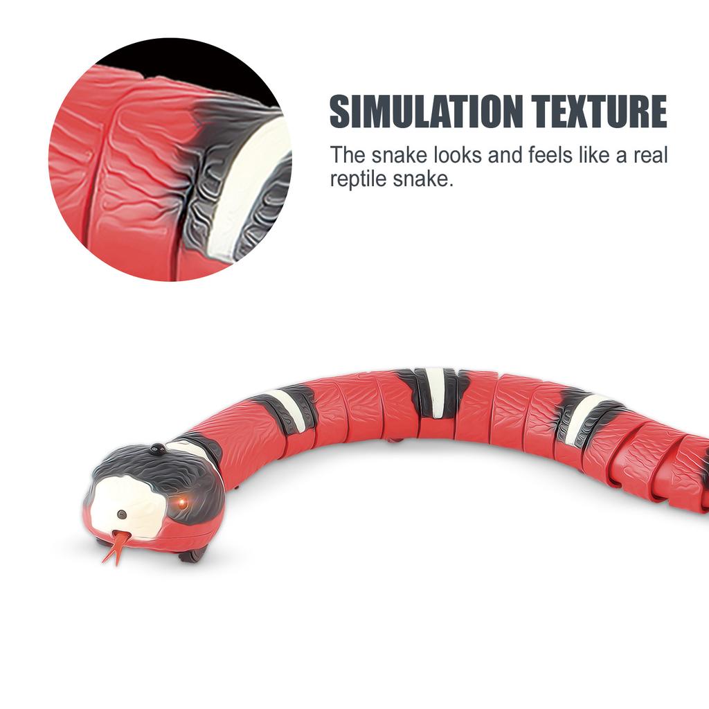 USB Smart Sensing Snake Cat Toy