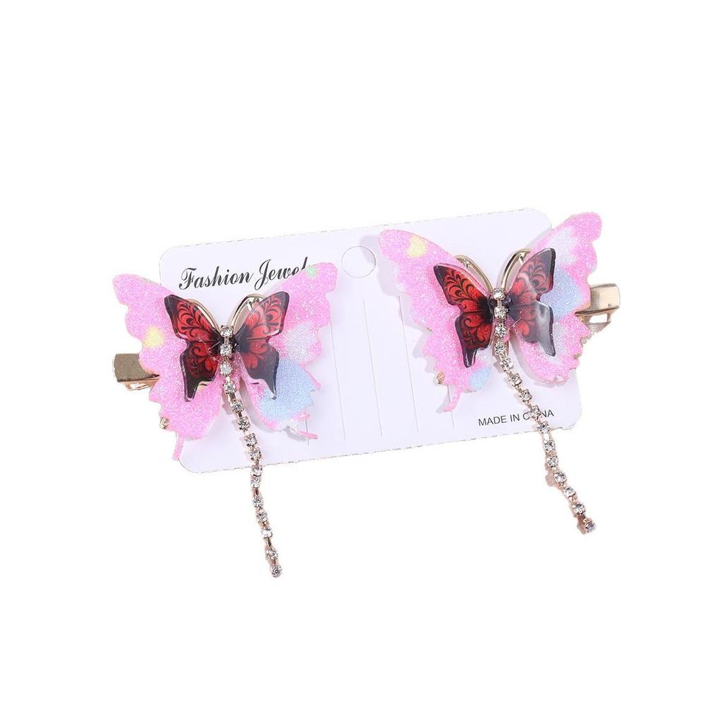 Exquisite Butterfly Hair Clip for Women & Children: High-End National Style Accessory