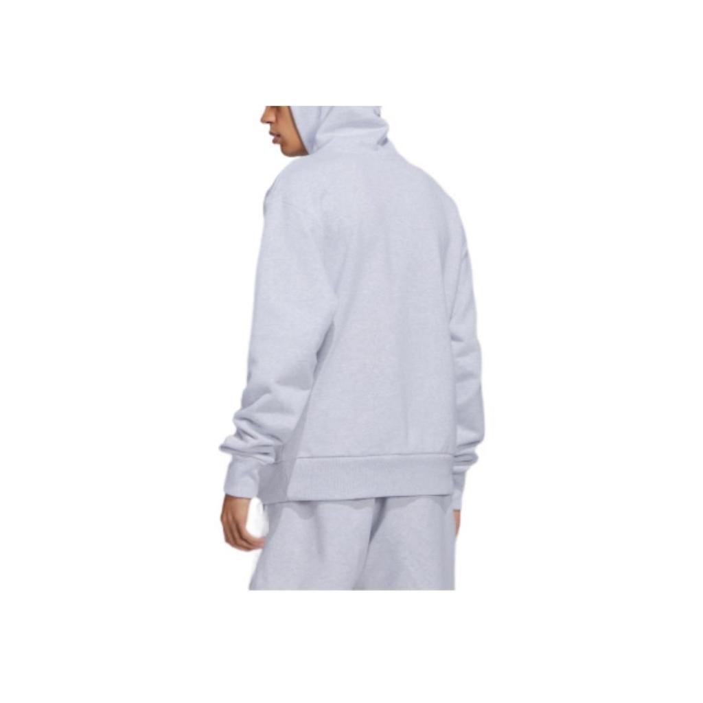 Adidas X Pharrell Williams Basics Hoodie Light Grey Heather/Light Solid Grey Unisex Tops HS4819