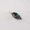 Chrome Diopside Gemstone 925 Sterling Silver Statement Pendant 1.5" For Wedding Gift PP-70-4