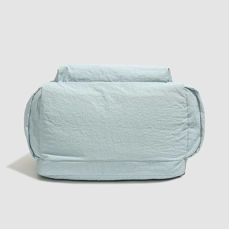 Outdoor Nylon Backpack Women Solid Color Backpack Student Schoolbag