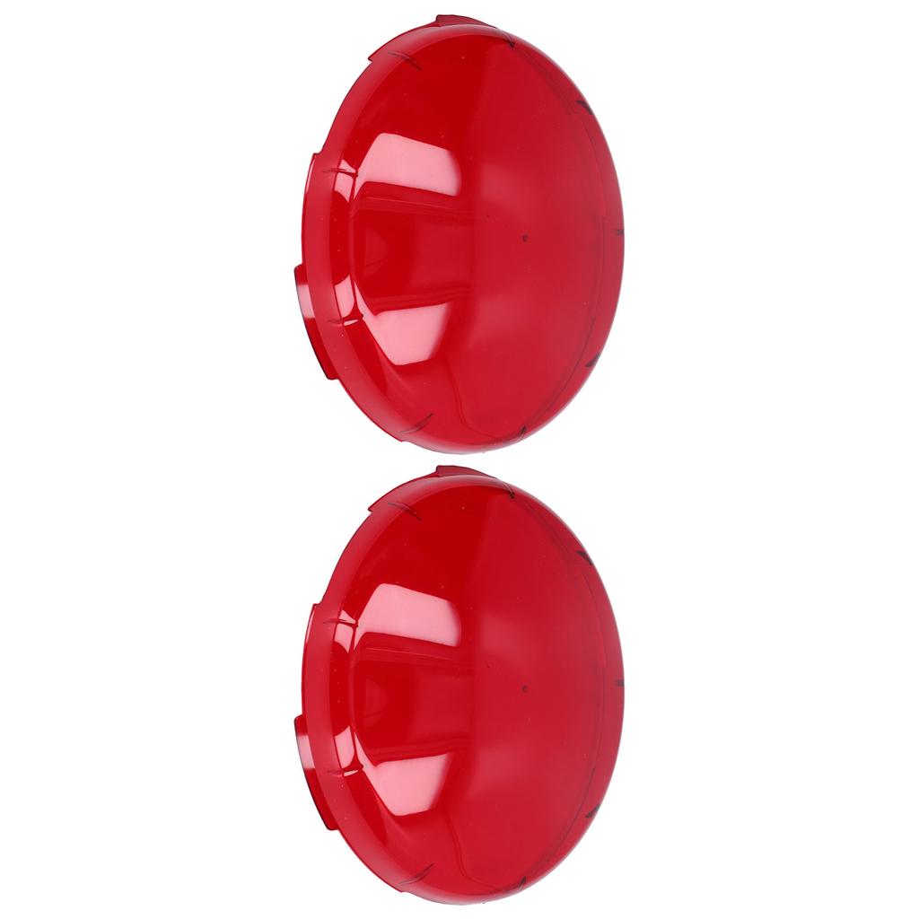 2 Stück Pool Linsenabdeckung Kunststoff Rot Transparent Unterwasserlicht Linsenabdeckungen für Spa Lichter 19cm