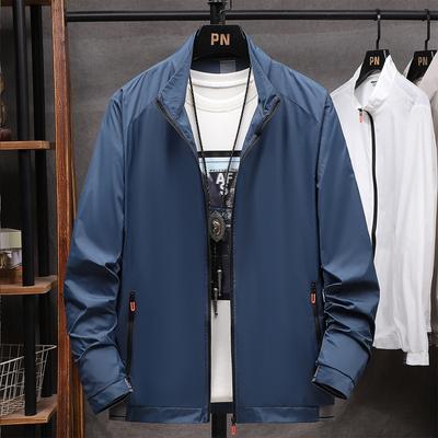 Men's Summer Ice Silk Original Yarn UV Protection Outdoor Men's Jacket Fishing Thin Breathable Sunscreen Clothing