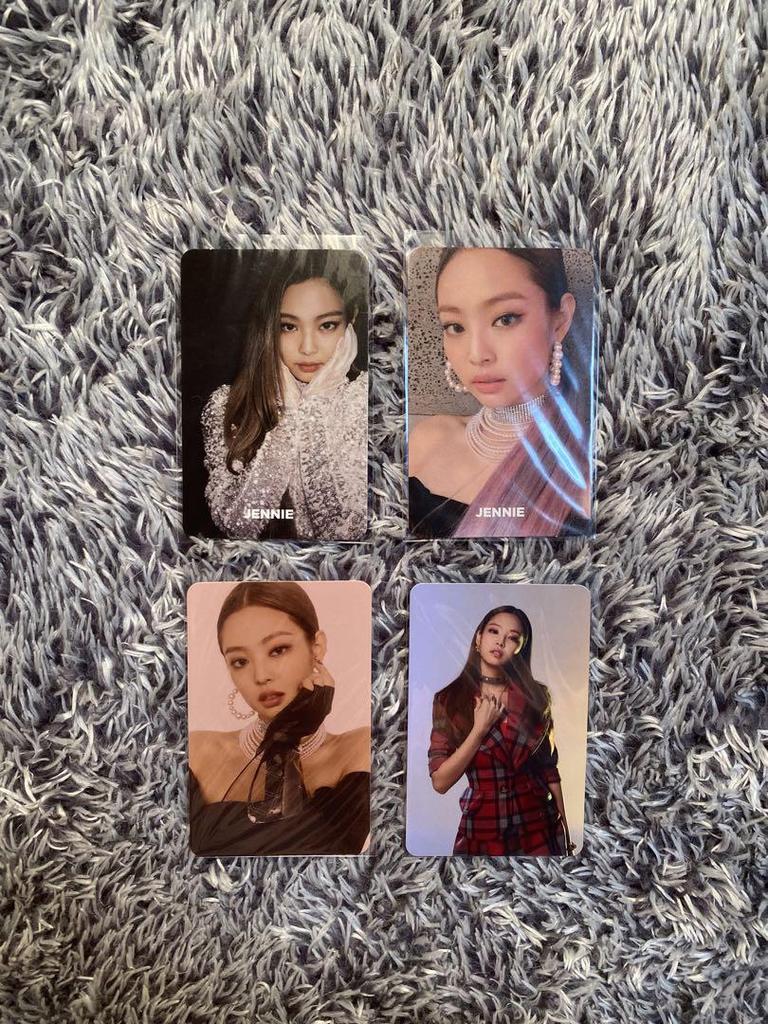 [USED] black pink Jennie trading card