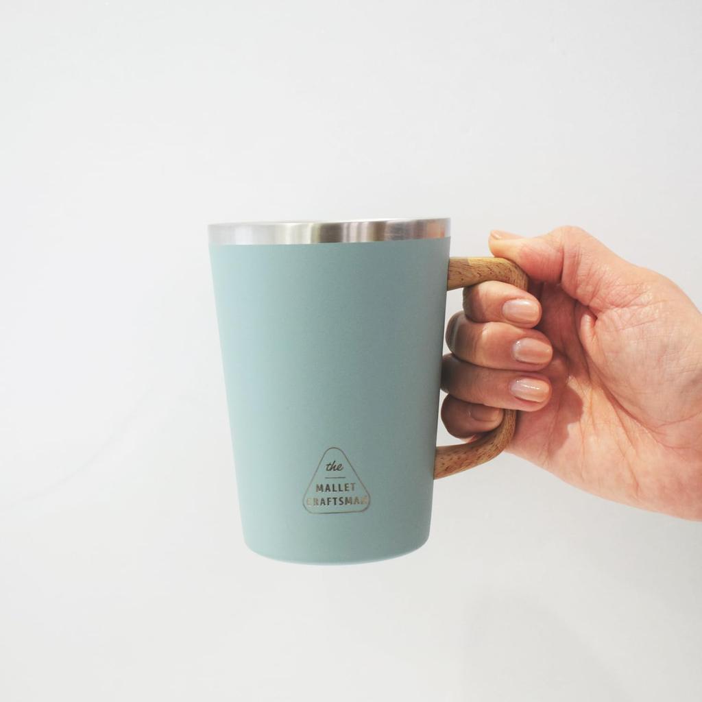 Sabu Marit Stainless Steel Tumbler with 480ml Handle, (Mint)