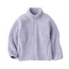 MUJI Boa Fleece Size 140 Kids' Jacket, Unisex, Lavender, (CB1KMA4A)