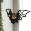 Unique Wood Carves Spiderweb Shelving Unit Wood Wall Floating Shelf for Halloween Festival Decoration Storage Rack