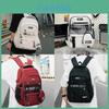 Style Backpack For Men Women Large Capacity Travel Schoolbag With Multiple Compartments