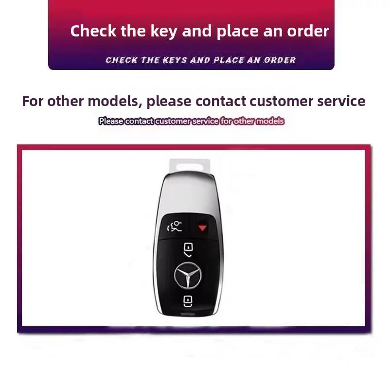 TGM3   TPU Shell Fob Bag Car Key Case Cover for Mercedes Benz W213 W205 W176 W177 W211 W212 W210 W222 Class A Maybach A B C E S R GLS
