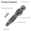 6.35mm Bits Holder Aluminum Alloy Handle for Shank 1/4" Bit Mini Screw Bit Holder Screwdriver Repair Tool
