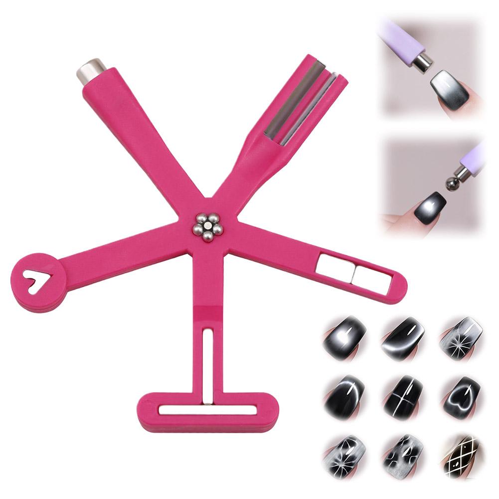 

Nail Specific Cat Eye Eight In One Magnet Tool With Strong Magnetic Force And Fancy Multifunctional Magnet Stone