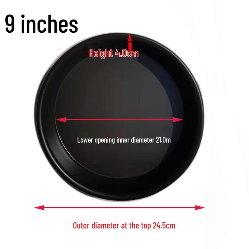 Tianze Aluminum Alloy Hard Anodized Deep Pizza Pan