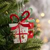 New Iron Christmas Tree Hanging Ornament Christmas Tree Star Snowflake Gift Box Xmas Party Home Decor Pendant Christmas