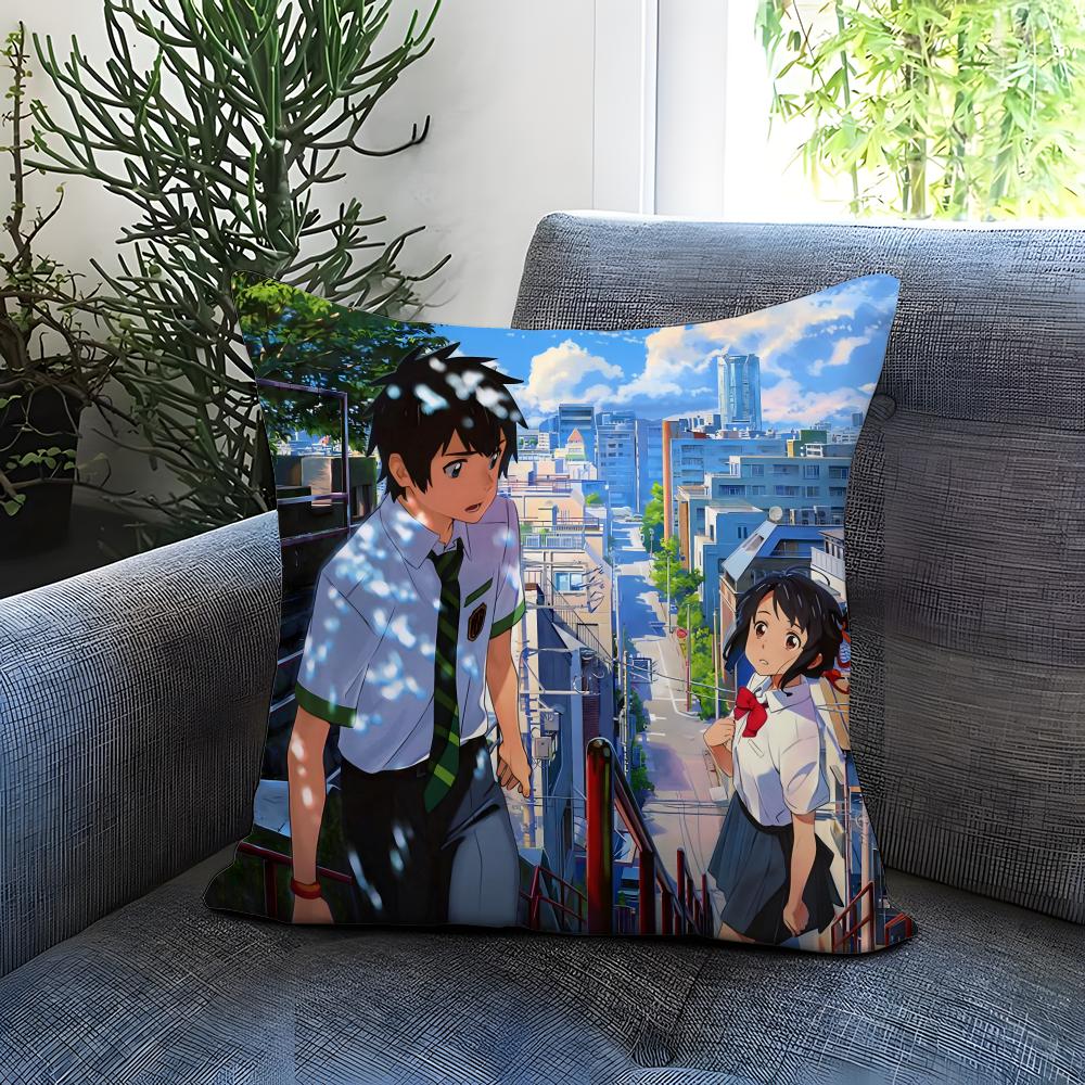 Cartoon Your N-Name Cushion Cover Comfortable Reversible Pillow Cover Ideal for Car Sofa Bedroom & Beyond