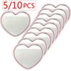 Mini Cute Love Makeup Mirror Party Gift Portable 5.5x6.5cm Pocket Mirror Kawaii Heart-shaped Mirror for Ladies Princesses Party