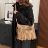 Boho Crossbody Taška s Třásněmi Velká Kapacita Matná Messenger Taška Luxusní Tote Taška Denní